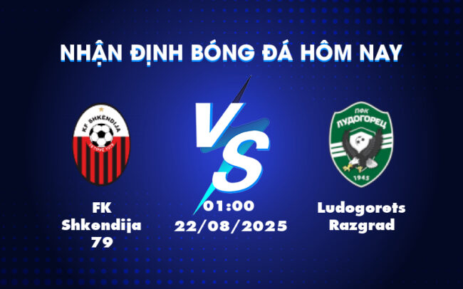 Nhận định soi kèo FK Shkendija 79 vs Ludogorets Razgrad Cuộc đấu căng thẳng tại giải C2 5